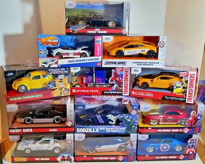 JADA TOYS FAST & FURIOUS, TRANSFORMERS,  AVENGERS,  GODZILLA