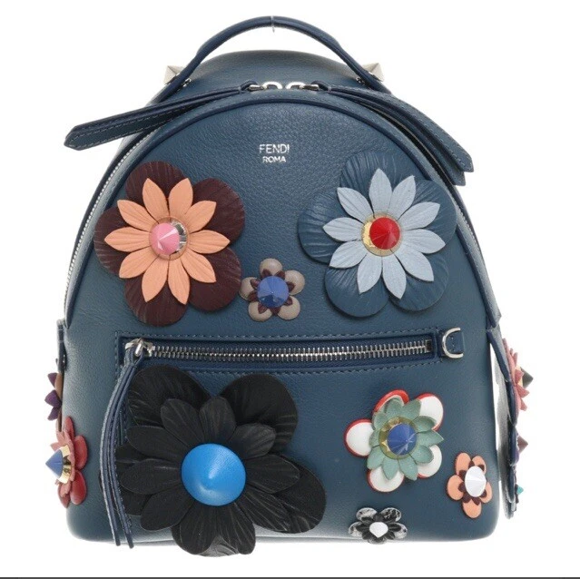 Fendi blue backpack sale