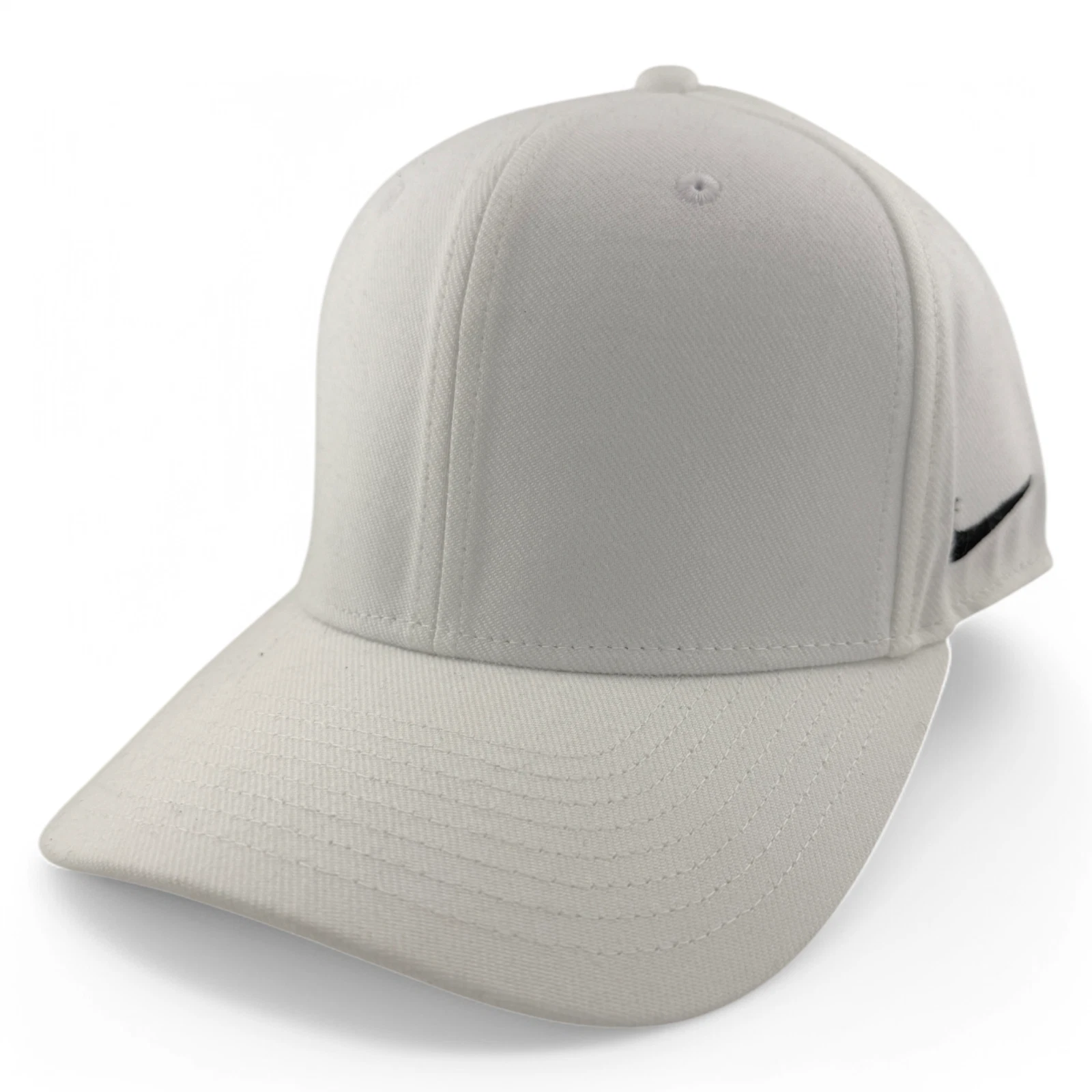 Nike Team Dri FIT Bright White BLANK for CUSTOMS Flex Fit Hat Cap 867308 100 M/L
