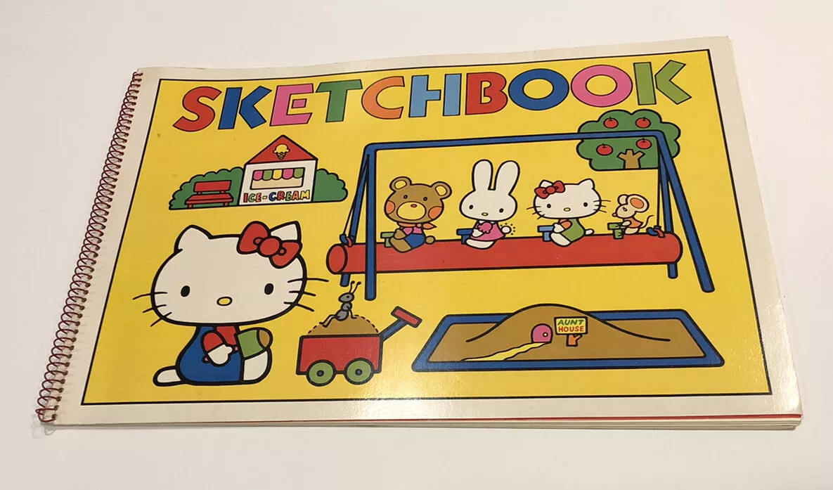  Sanrio Hello Kitty Art Coloring Drawing Pad Sketchbook 1pc  (Random) : Arts, Crafts & Sewing