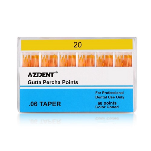 AZDENT Dental Endo Gutta Percha Points Taper 0.02/0.04/0.06 15#-40# Root Canal - Picture 51 of 60
