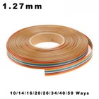 1.27mm Multi Coloured Flat Ribbon DuPont Cable Wire 10/14/16/20/26/34/40/50 Ways