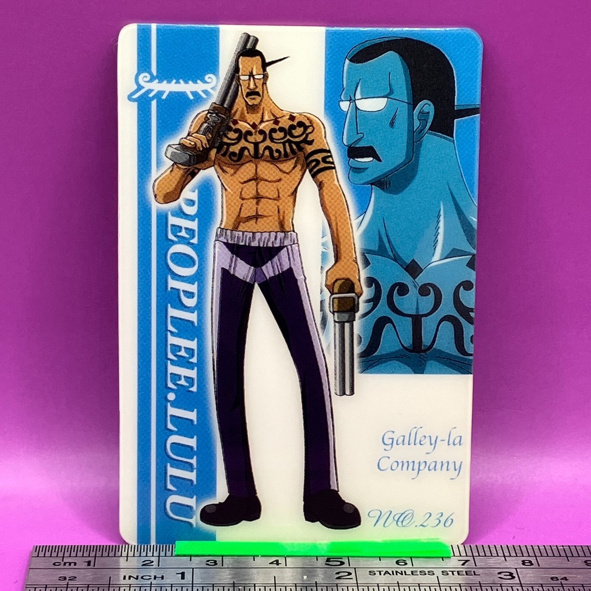 Peeply Lulu 236 One Piece King of Pirates Gummy Card 2005 BANDAI