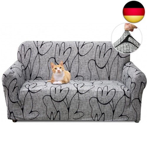 Jaotto Sofabezug 2 Sitzer Elastischer Stretch Spandex Sofa ÜberwÃ?rfe Sofahusse - Bild 1 von 6