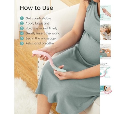 Gentle Pelvic Floor Muscle Massager for Pregnancy Labor & Postpartum Wellness