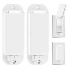 2 Light Switch Guard Cover, Baby Proof Wall 2 pack / white, White