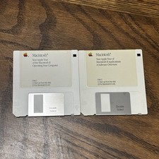 Vintage Apple Macintosh 3.5" Floppy Disk HyperCard Ideas And Printing Tools