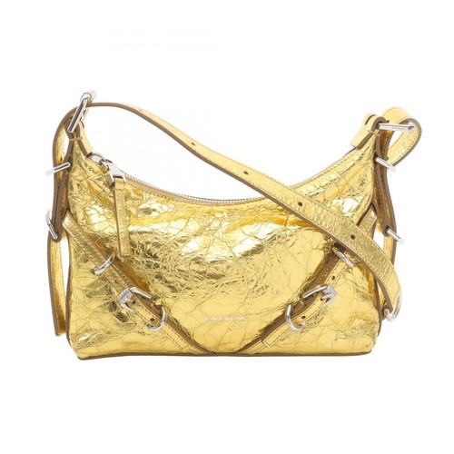 Givenchy VOYOU Mini Leather Shoulder Bag Gold /NW #R627286
