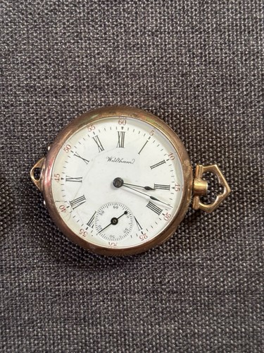 American Waltham Watch Co. 7J Pocket Watch 0s Warranted 20 Years- Not Running