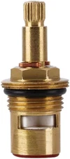 Faucet Ceramic Cartridge Valve, G1/2" Brass Tap Ceramic Disc Cartridges Repla...