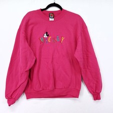Vintage 90s Mickey Mouse Unlimited Crewneck Sweatshirt Size Large USA Fleece