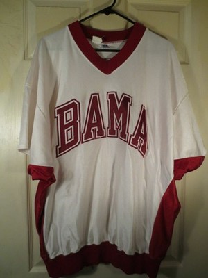 Alabama Football Sewn Perkins Crimson Tide Bama Cheerleader NCAA Shirt Size 46