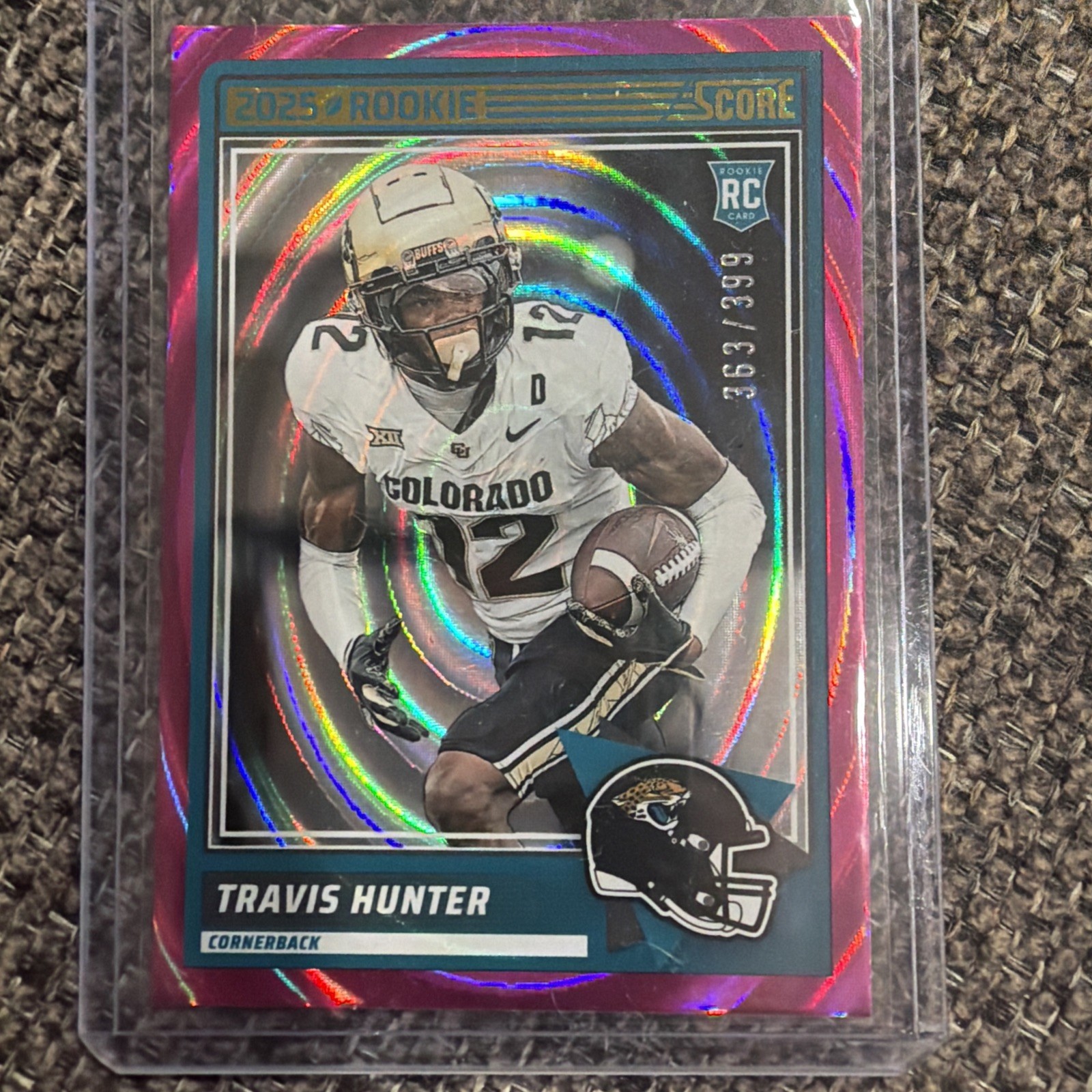 2025 Score - Rookies Travis Hunter #20 Ellipse /399 (RC)