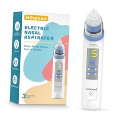 Electric Nasal Aspirator for Baby, Nose Aspirator for Toddlers, Blue