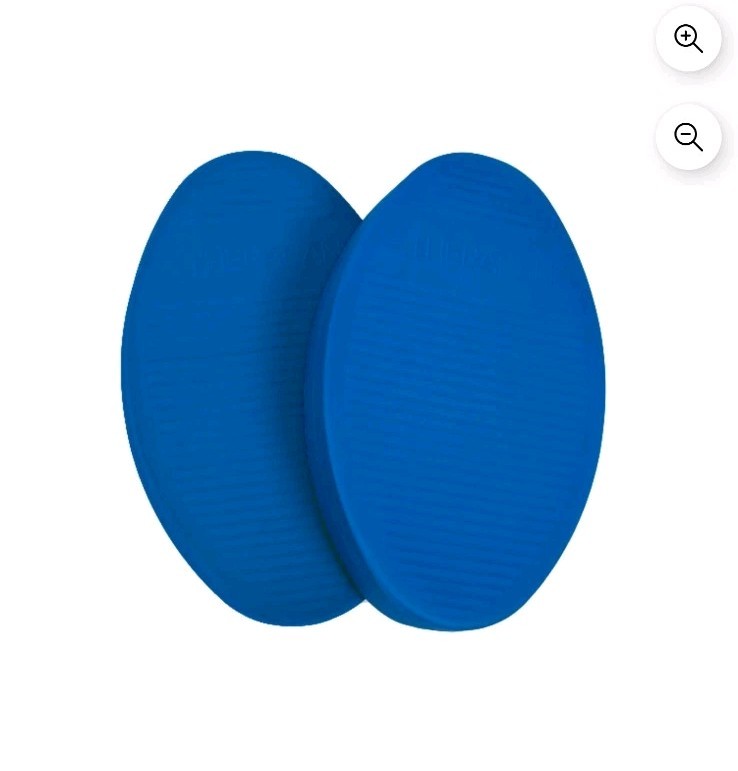 THERABAND Stability Trainer Pad, Intermediate Level, Soft, Set of 2, Blue Foam 