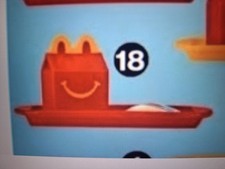 2025 McDonalds Lil McDonald s: Happy Meal Toy- Happy Meal Tray w/ Apples 18