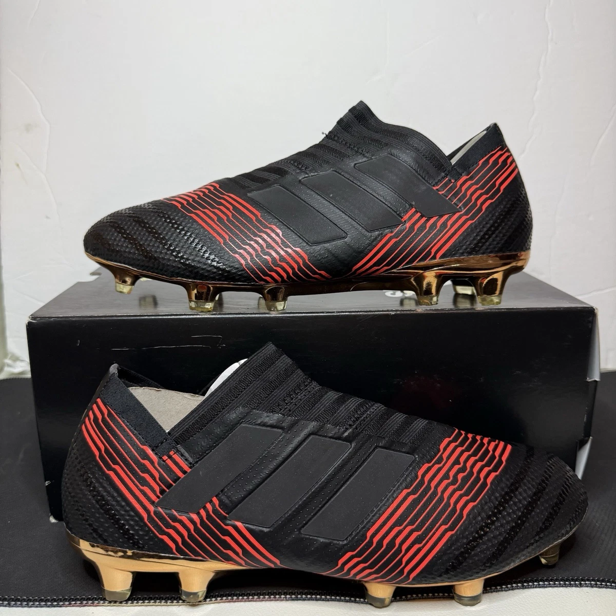 adidas Nemeziz 17+ FG Black Solar Red for Sale | Authenticity