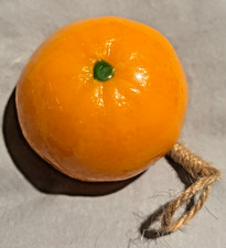 Decorative fruit soap perfect for displaying in bathrooms or gift baskets