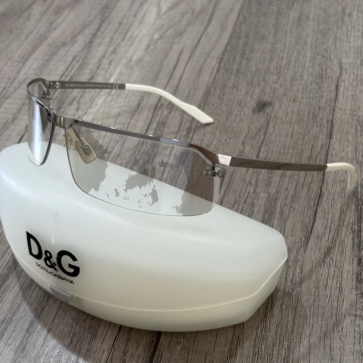 DOLCE&GABBANA Y2Kサングラス ホワイト/シルバー D&G6010 Dolce&Gabbana Silver Sunglasses for Women for sale | eBay