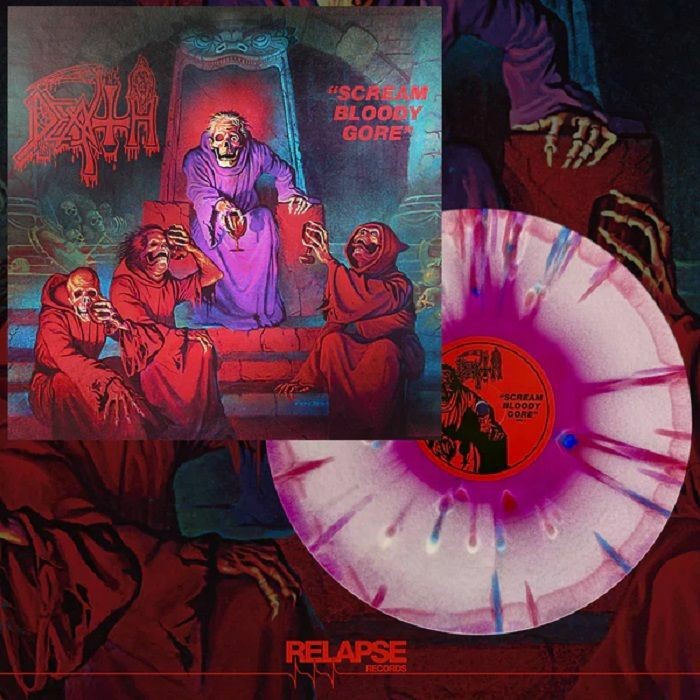 DEATH - Scream Bloody Gore (reissue) - SPLATTERED VINYL LP