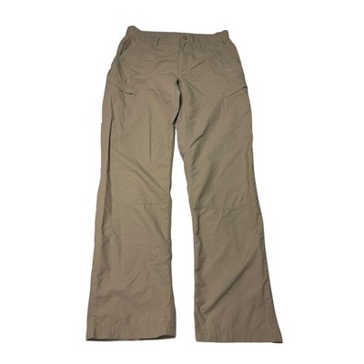 The North Face Mens Tan Khaki Nylon Ripstop Hiking Pants Size 30X31 T338 CZ17