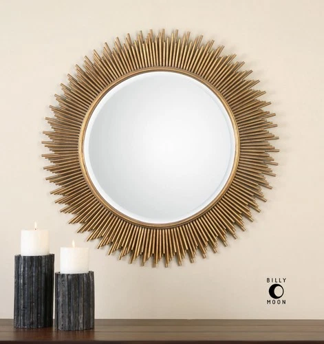Uttermost 08137 Gold Marlo 36" Wall Mirror - Picture 2 of 2