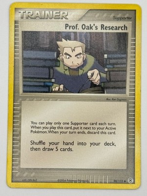 Prof. Oak's Research FireRed & LeafGreen 98/112 Uncommon PTCG LP