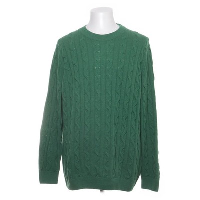 Walbusch, Strickpullover, Größe: 52, Grün, Baumwolle/Polyamid/Wolle #UCn