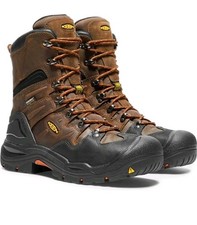 KEEN Men's 13 D Coburg 8" Steel Toe Waterproof Work Boot Heat Hazard Electric