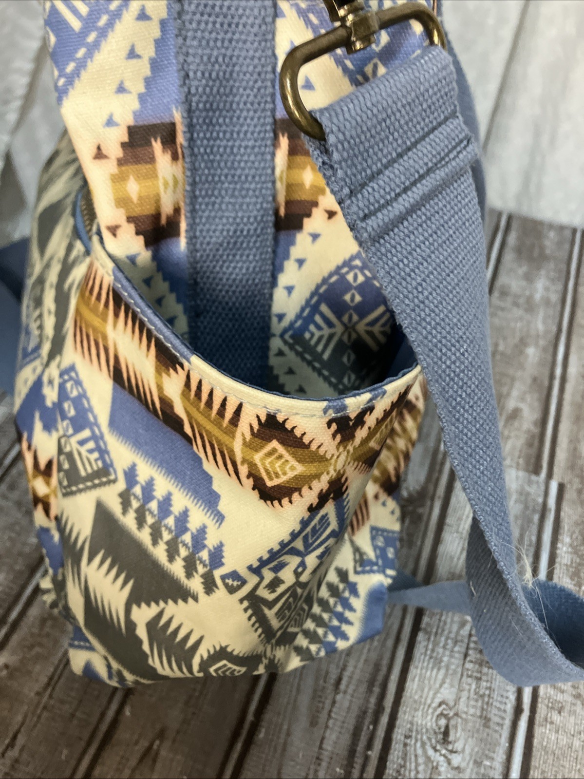 Pendleton Southeast Print Weekender Duffle Bag Bl… - image 3