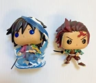 Lot of 2 Funko Pop! Demon Slayer - Tanjiro Kamado #867 Giyu Tomioka 876 Water