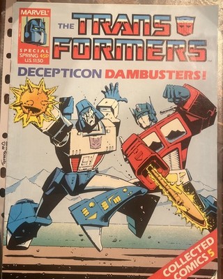 TRANSFORMERS - MARVEL UK - COLLECTED COMICS #5 - SPRING 1987 
