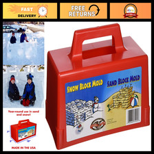 Snow Fort Building Blocks - Sand Castle Mold Beach Toy Brick Form - 1 Mold