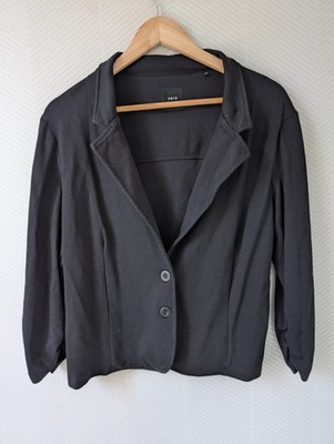 Sweatblazer Jacke Zero Gr.42/44 schwarz
