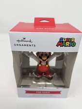 Hallmark Super Mario Bros. 2024 FIRE MARIO Christmas Tree Ornament