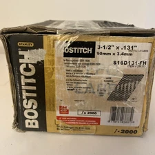 Bostitch 3-1/2in x 0.113in 16d Coated Smooth Shank Collated Framing Nails