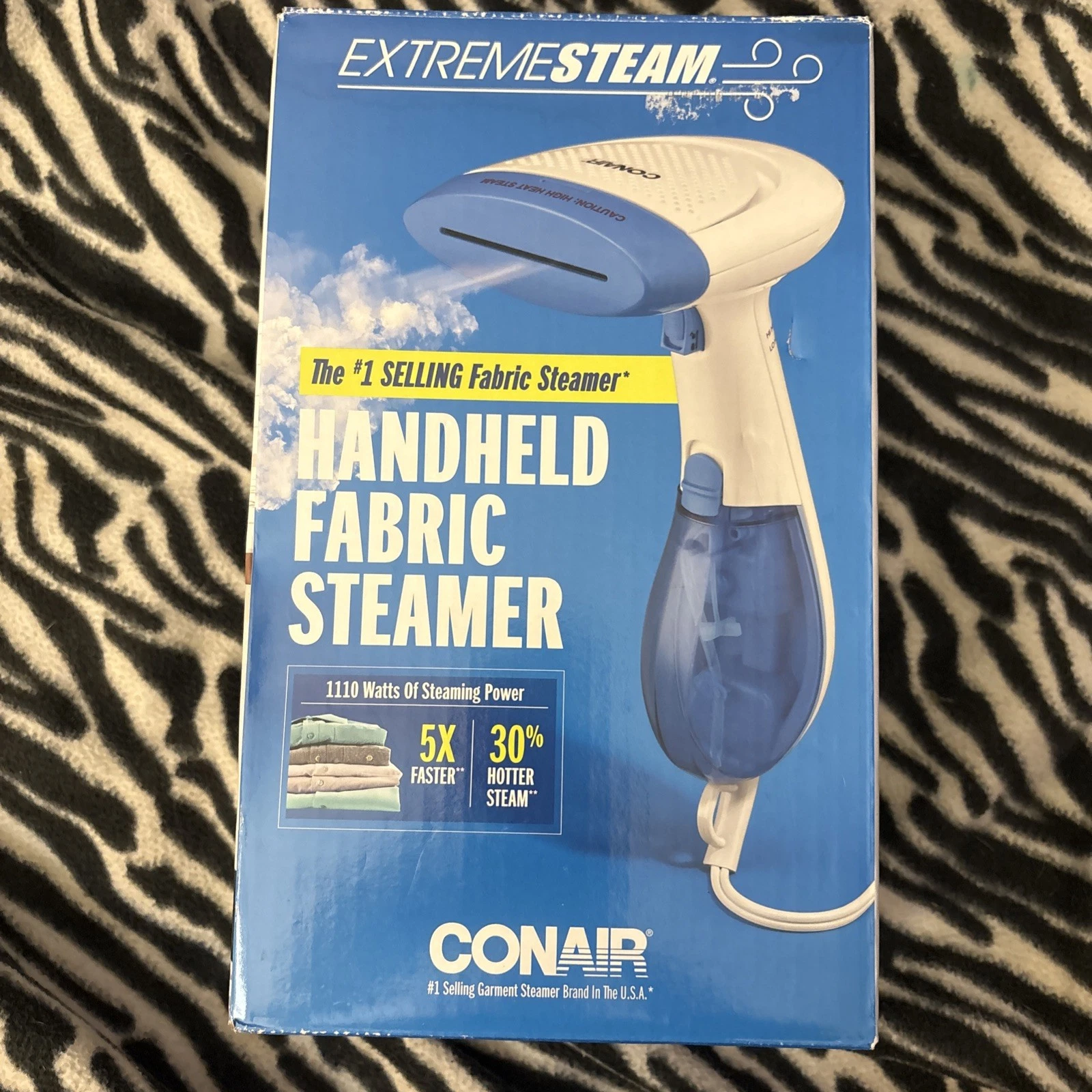 Conair Extreme Steam Fabric Steamer with Dual Heat Blue/White