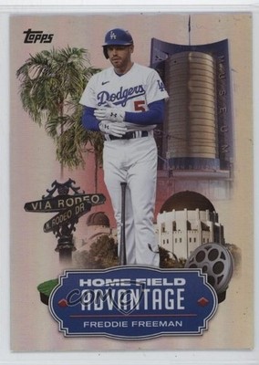 2023 Topps Series 1 Home Field Advantage Freddie Freeman #HA-9 0y8x
