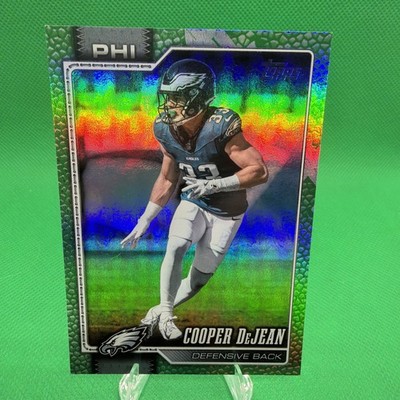 2026 Topps Flagship Cooper DeJean Green Leather 39/99 #163 Color Match