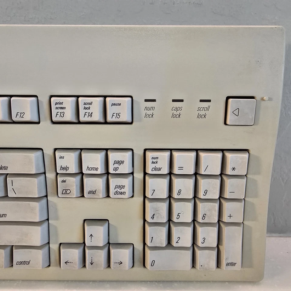 Apple Extended Keyboard II M3501 - ADB For Power Macintosh White ALPS 1990 Works - Image 4 of 4