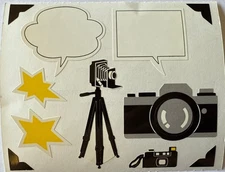 PHOTO SHOOT Sticker(11pc) Mrs.Grossman's•Picture•Camera•Photo Corner Card Making