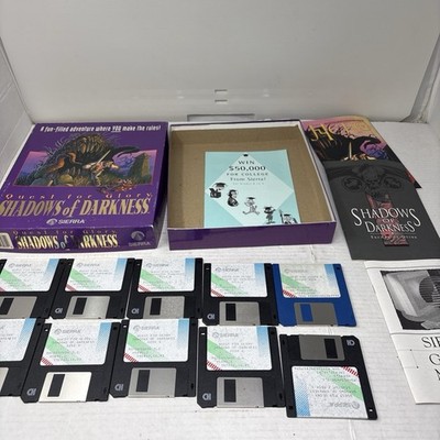 Quest for Glory IV: Shadows of Darkness PC Game Floppy Purple Big Box Version