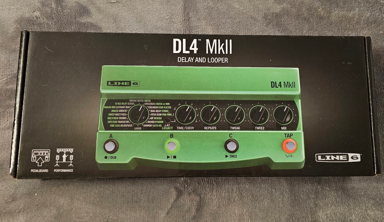 Line 6 DL4 MkII Delay Guitar Effects Pedal Green