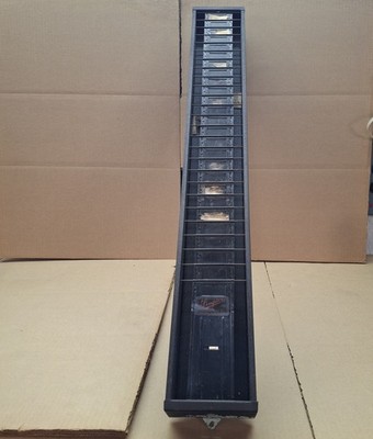 Vintage Simplex 24 Slot Time Recorder Card Rack Industrial Holder Wall Mount