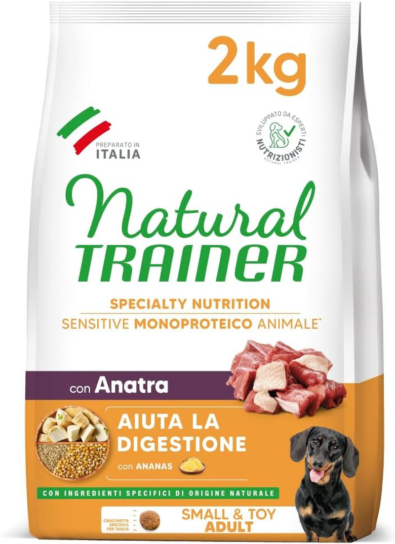 Natural Trainer Sensitive No Gluten Anatra 2Kg - Benessere Naturale Cani