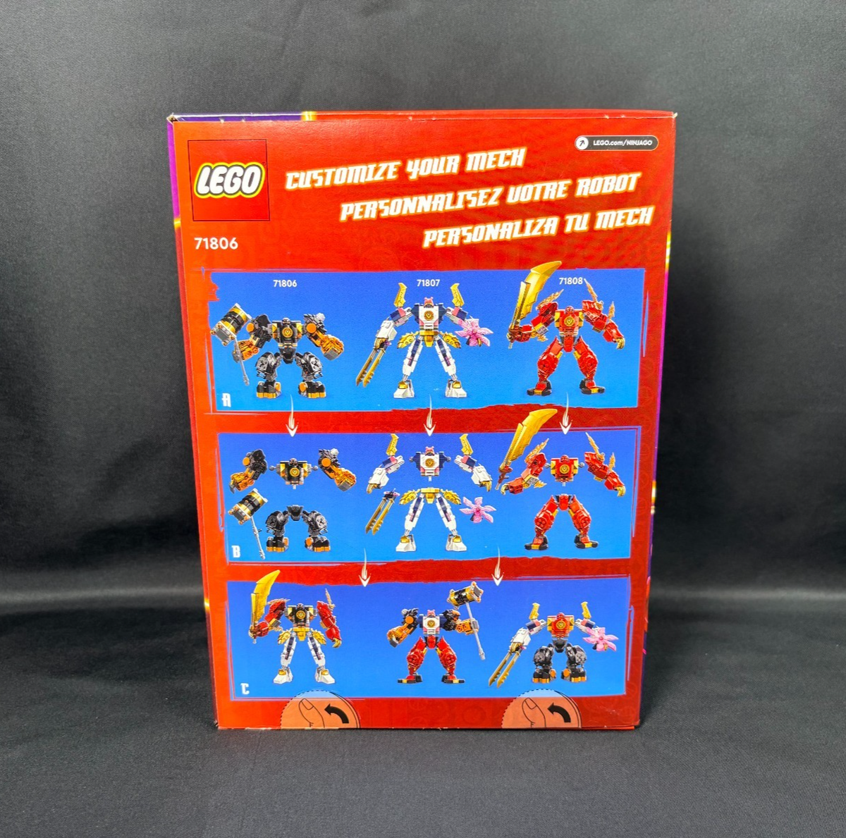 LEGO Ninjago Dragon's Rising Cole's Elemental Earth Mech Building