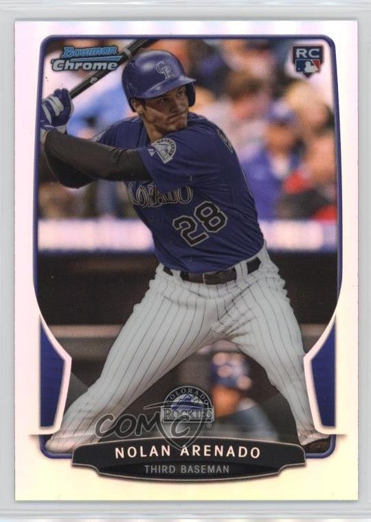 2013 Bowman Draft Chrome Refractor Nolan Arenado #41 sq1