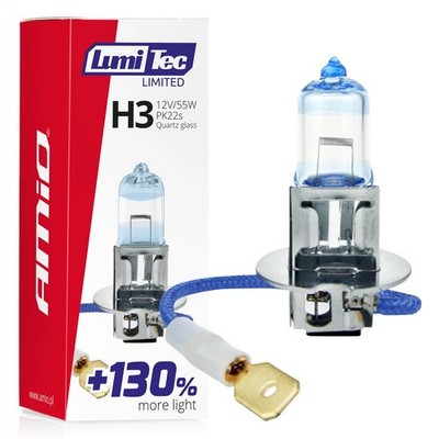 H3 Halogen-Autolampe LumiTec Limited +130% 4300K 12V 55W E1 UV 1x