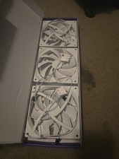 3x 140mm NZXT Non-rgb Case Fan White