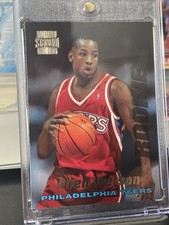 1996 Topps Stadium Club Rookie Allen Iverson Philadelphia 76ers #R1